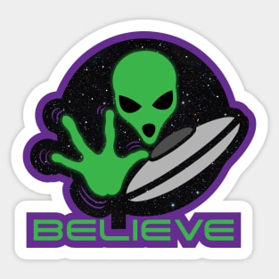 Believe Sticker